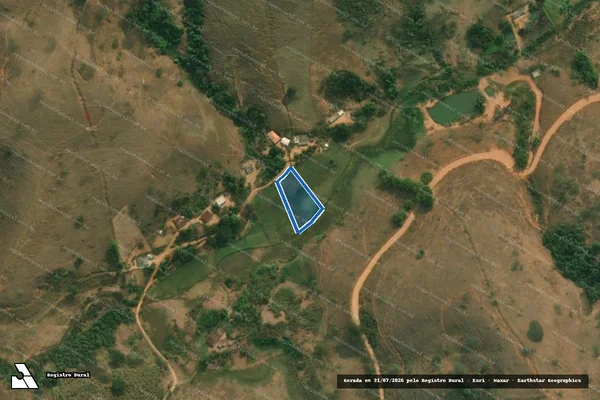 Imagem de satélite de CORREGO DO CEDRO - Parte 2 em Braúnas - MG