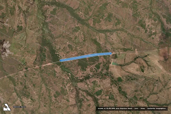 Imagem de satélite de FAZENDA RETIRO em Arraias - TO