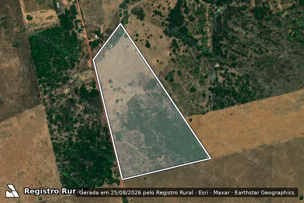 Imagem de satélite de FAZENDA FLAMBOIANT - Gleba B em Vila Rica - MT