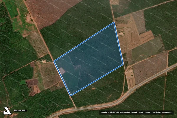 Imagem de satélite de Fazenda Brejo Tomaz Nunes - LOTE 51 em Coribe - BA