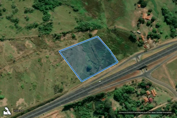 Imagem de satélite de SITIO MARCO ZERO - LOTE A5 em Piratininga - SP