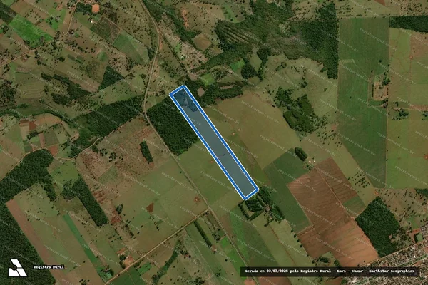 Imagem de satélite de SÍTIO SÃO FRANCISCO - PARTE 1 em Dois Irmãos do Buriti - MS