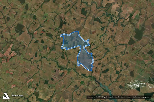Imagem de satélite de FAZENDA REUNIDAS - Parte 1 em Lagoa Santa - GO