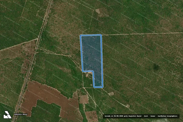 Imagem de satélite de FAZENDA CARAUBAL - Parte 4 em Cocal de Telha - PI