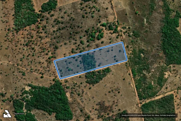 Imagem de satélite de SITIO SANTA LUZIA - SITIO SANTA LUZIA GLEBA 04 em Piranhas - GO