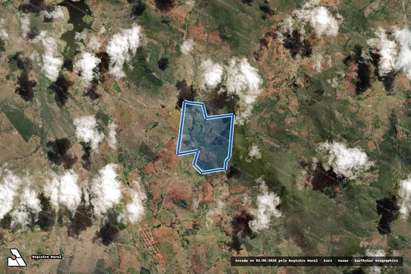 Imagem de satélite de FAZENDA SÃO JOÃO DA FORTALEZA em Boa Vista do Tupim - BA