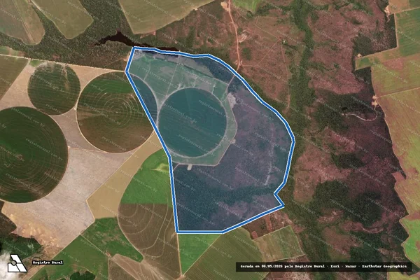 Imagem de satélite de Fazenda Salinas em Riachão - MA