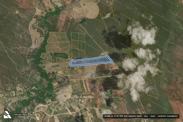 Imagem de satélite de Fazenda Bicudinho - Gleba 2 em Tanhaçu - BA