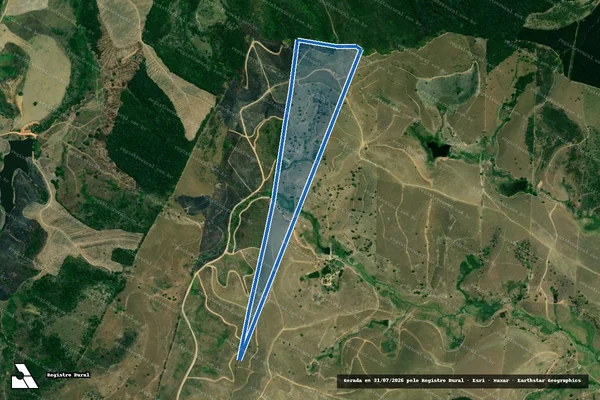 Imagem de satélite de FAZENDA FLOR DA PENHA - Parte 3 em Cajueiro - AL