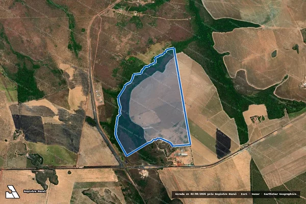Imagem de satélite de PARTE DO LOTE N° 06 DO LOTEAMENTO CAMPEIRA em Tupirama - TO