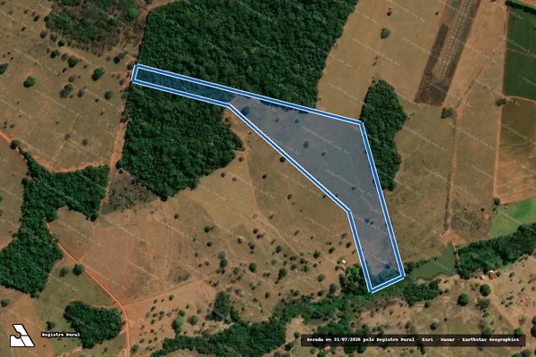 Imagem de satélite de FAZENDA SÃO JANUÁRIO - 001 em Jaraguá - GO
