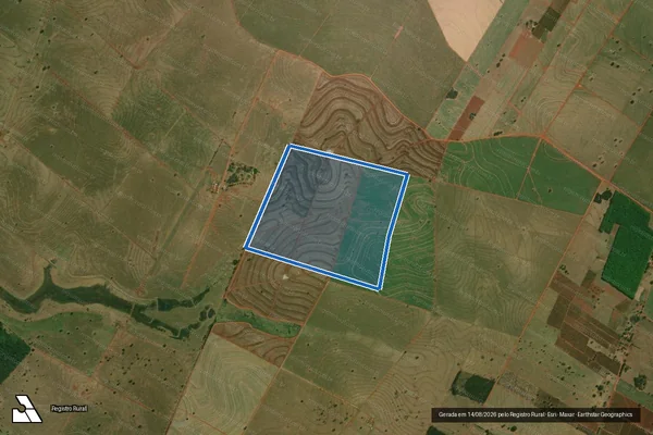 Imagem de satélite de Fazenda Bem-te-vi - PARCELA 01 em Santa Mercedes - SP