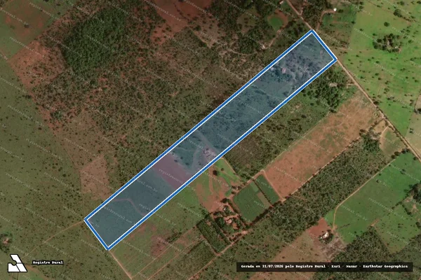 Imagem de satélite de LOTE 72 DO PROJETO DE ASSENTAMENTO VEREDA II - LOTE 72 DO PA VEREDA II em Padre Bernardo - GO