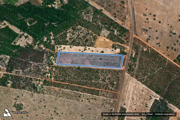 Imagem de satélite de CHÁCARA BONITA E BOA - DATA CAMPO LARGO em Balsas - MA