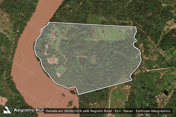 Imagem de satélite de Sitio Santa Maria em Cuiabá - MT
