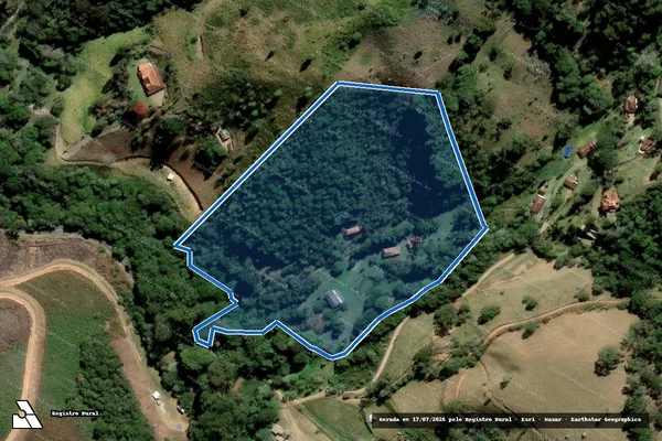 Imagem de satélite de Sitio Taboão - GLEBA A3 em Cunha - SP