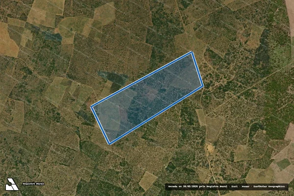 Imagem de satélite de SERRA CAMPESTRE  - LOTE 06 em Araripe - CE