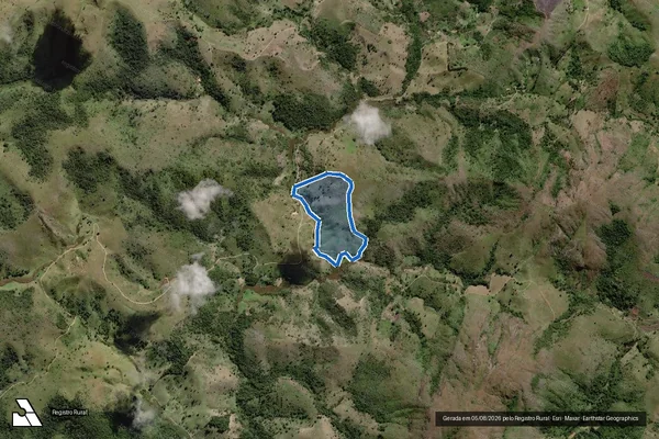 Imagem de satélite de FAZENDA SANTO ANTONIO - Parte 1 em Jequié - BA