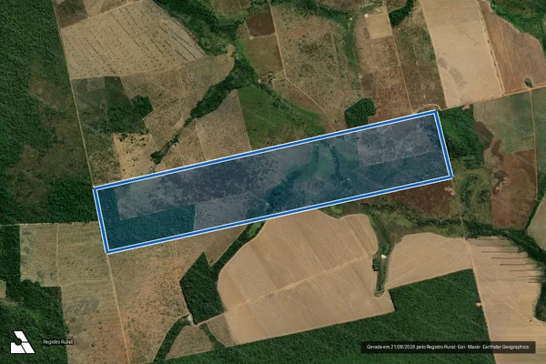 Imagem de satélite de Fazenda Santa Lúcia III em Vila Rica - MT