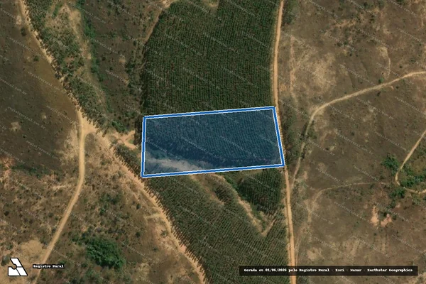 Imagem de satélite de FAZENDA CAMPO VERDE - FAZENDA CAMPO ALEGRE - Gleba 073 - FAZENDA CAMPO VERDE em Cordisburgo - MG