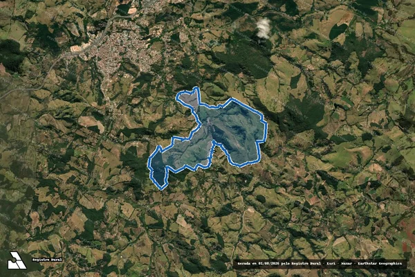 Imagem de satélite de Fazenda Bela Vista e Outras - Parte 1 em Itaguara - MG