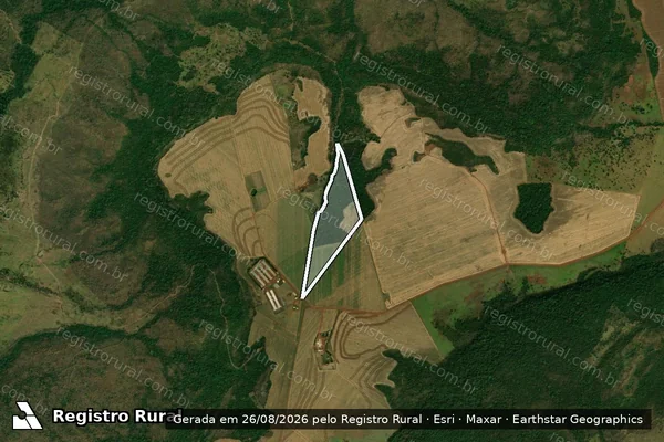 Imagem de satélite de Fazenda Muriá em Tangará da Serra - MT