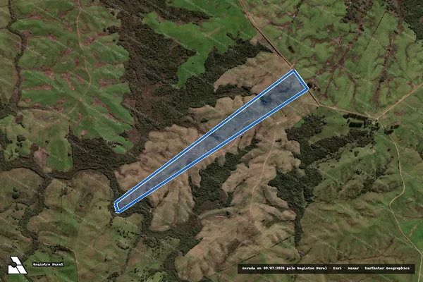 Imagem de satélite de Sem denominação - Parte 1 em Lavras do Sul - RS