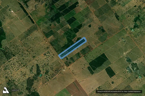 Imagem de satélite de Lote 31 - Parte 1 em Curvelândia - MT