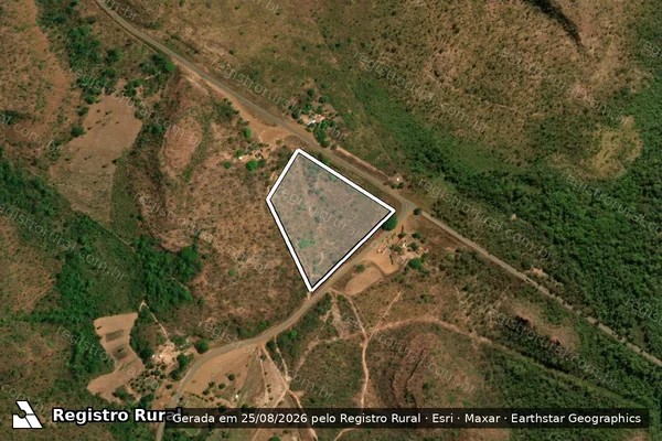 Imagem de satélite de FAZENDA PALMEIRA - Gleba A - 01 em Tasso Fragoso - MA