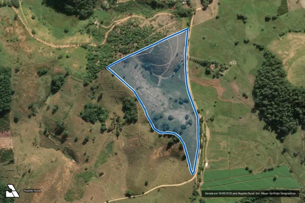 Imagem de satélite de Campos Elíseos - GLEBA 03 em Cachoeiro de Itapemirim - ES