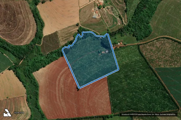 Imagem de satélite de Sítio Terra Roxa - Parte 1 em Mogi Mirim - SP
