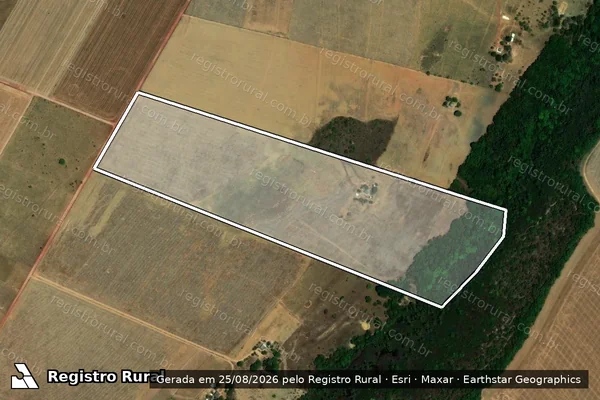 Imagem de satélite de LOTE ? 121 - PA FLORES FORMOSO - LOTE ? 121 - PA FLORES FORMOSO em Formoso - MG