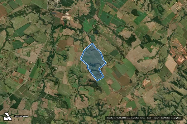Imagem de satélite de "Fazenda Santa Therezinha" - Parte 1 em Tatuí - SP