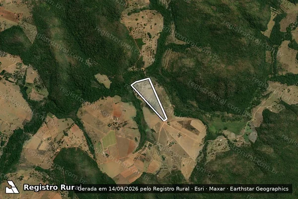 Imagem de satélite de LOTE 248 - PROJETO DE ASSENTAMENTO CANUDOS / LOTE 248 – P.A. CANUDOS
