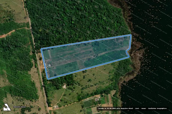 Imagem de satélite de FAZENDA FELIX & BORBA - GLEBA QUARTA CACHOEIRA