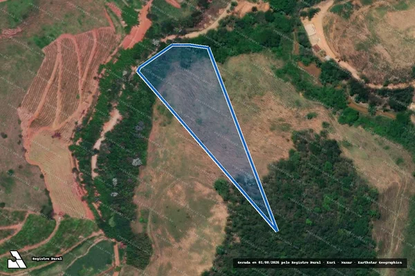 Imagem de satélite de Barra do Jequitibá - PARCELA_08 em Reduto - MG