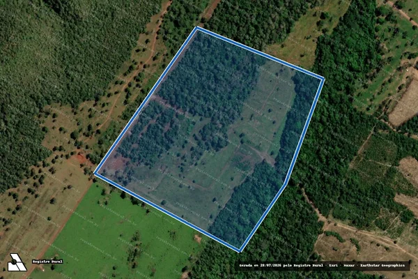 Imagem de satélite de Fazenda Nova Jacobina - PARCELA 02 em Cáceres - MT