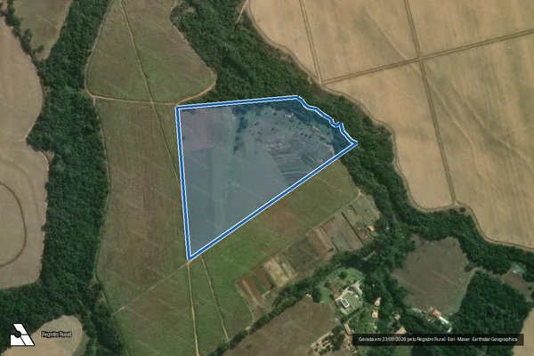 Imagem de satélite de FAZENDA BOQUEIRÃO - GLEBA B - Gleba B1 em Lençóis Paulista - SP