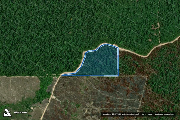Imagem de satélite de FAZENDA FLAMBOYANT - PARCELA 3 em Tailândia - PA