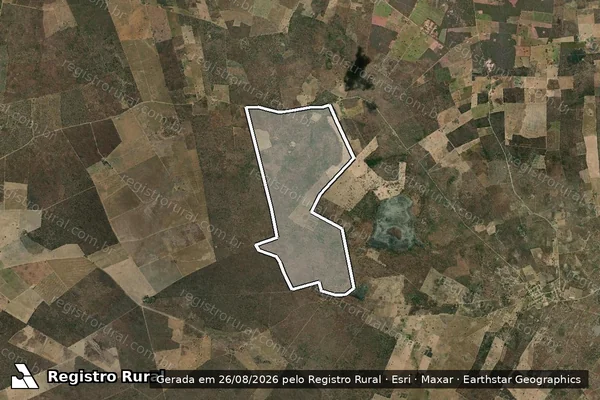 Imagem de satélite de Fazenda Planalto e Planalto I - Parte 1 em Carinhanha - BA