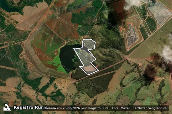 Imagem de satélite de Fazenda Ouvidor dos Cláudios - Parte 1 em Ouvidor - GO
