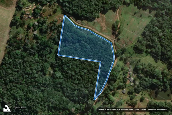 Imagem de satélite de RANCHO ALEGRE BEIMINO - RANCHO ALEGRE BEIMINO - GLEBA C em Ponte Serrada - SC