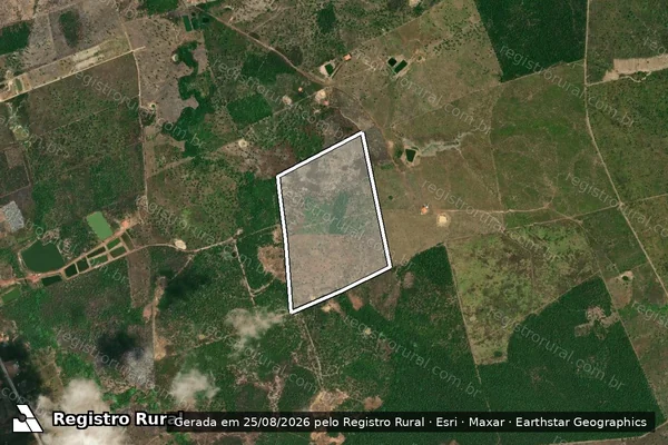 Imagem de satélite de Sitio Santo Antonio I - Parcela 1 em Miranda do Norte - MA