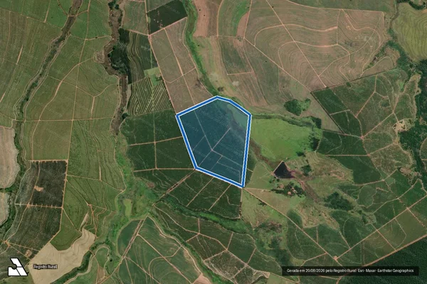 Imagem de satélite de Fazenda Santa Clara II - PARTE 2 em Santa Cruz do Rio Pardo - SP
