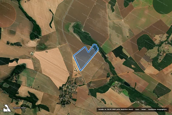 Imagem de satélite de Fazenda Taquaral e Boa Vista - Parte 1 em Vianópolis - GO