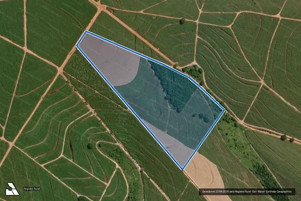 Imagem de satélite de Fazenda Santa Gertrudes - PARTE 1 em Novo Horizonte - SP