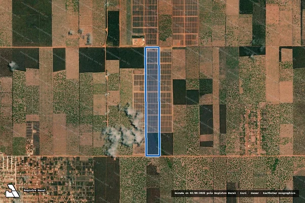 Imagem de satélite de VILA PERNAMBUCO LOTE 37 - Parte 1 em Serra do Mel - RN