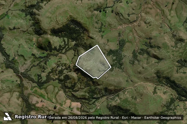 Imagem de satélite de ESTABELECIMENTO CORTICEIRA - 001 em Rosário do Sul - RS