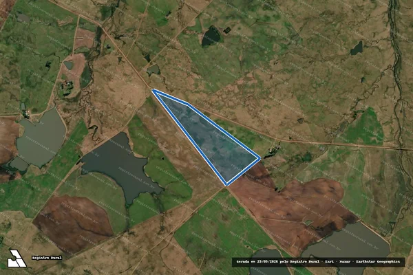 Imagem de satélite de Fazenda Casuarinas - Faz. Casuarinas ? Gleba C em Alegrete - RS