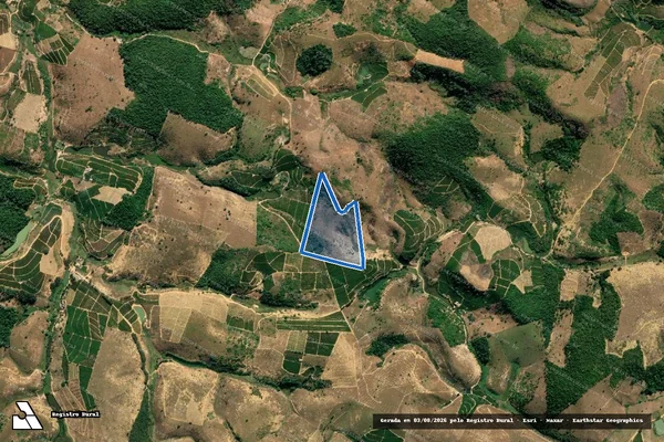 Imagem de satélite de Fazenda Salvador do Norte - Parcela 1 em São Domingos do Norte - ES